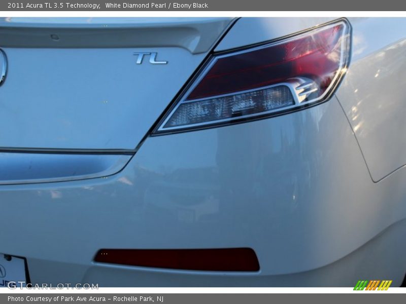 White Diamond Pearl / Ebony Black 2011 Acura TL 3.5 Technology