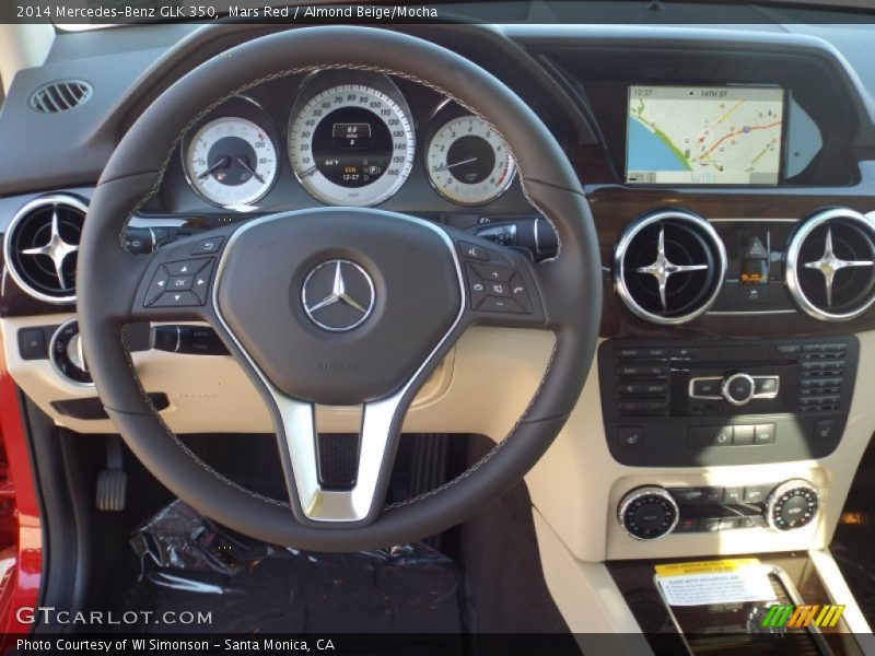 Mars Red / Almond Beige/Mocha 2014 Mercedes-Benz GLK 350