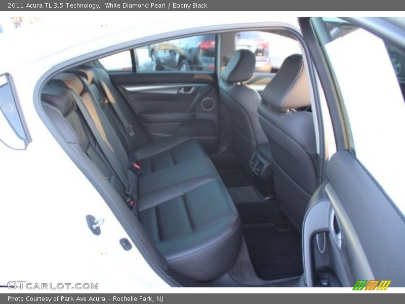 White Diamond Pearl / Ebony Black 2011 Acura TL 3.5 Technology
