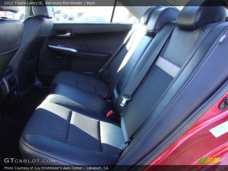 Barcelona Red Metallic / Black 2012 Toyota Camry SE