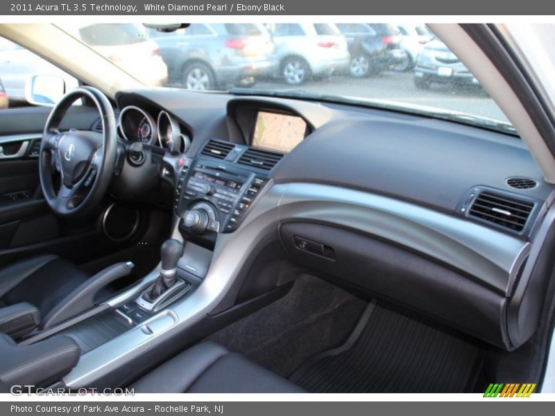 White Diamond Pearl / Ebony Black 2011 Acura TL 3.5 Technology