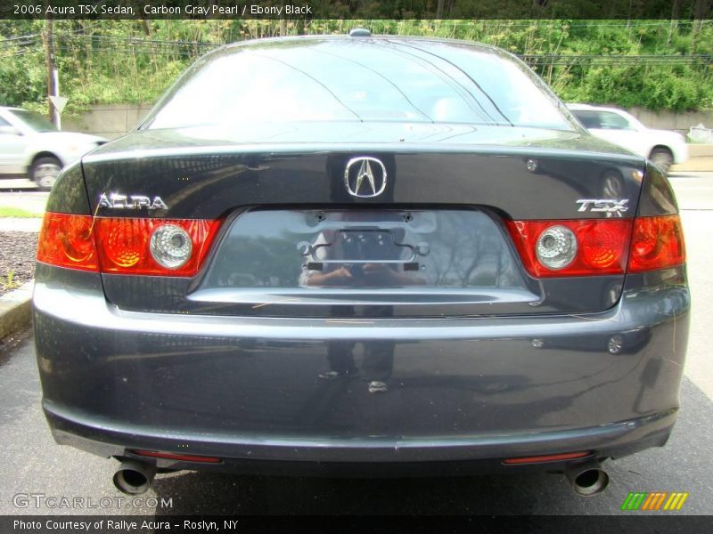 Carbon Gray Pearl / Ebony Black 2006 Acura TSX Sedan