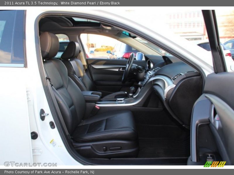White Diamond Pearl / Ebony Black 2011 Acura TL 3.5 Technology