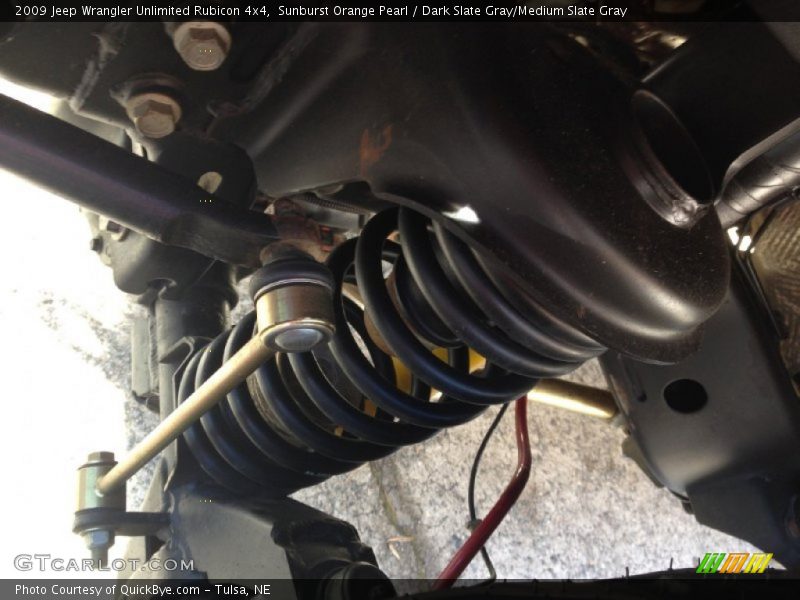 Sunburst Orange Pearl / Dark Slate Gray/Medium Slate Gray 2009 Jeep Wrangler Unlimited Rubicon 4x4