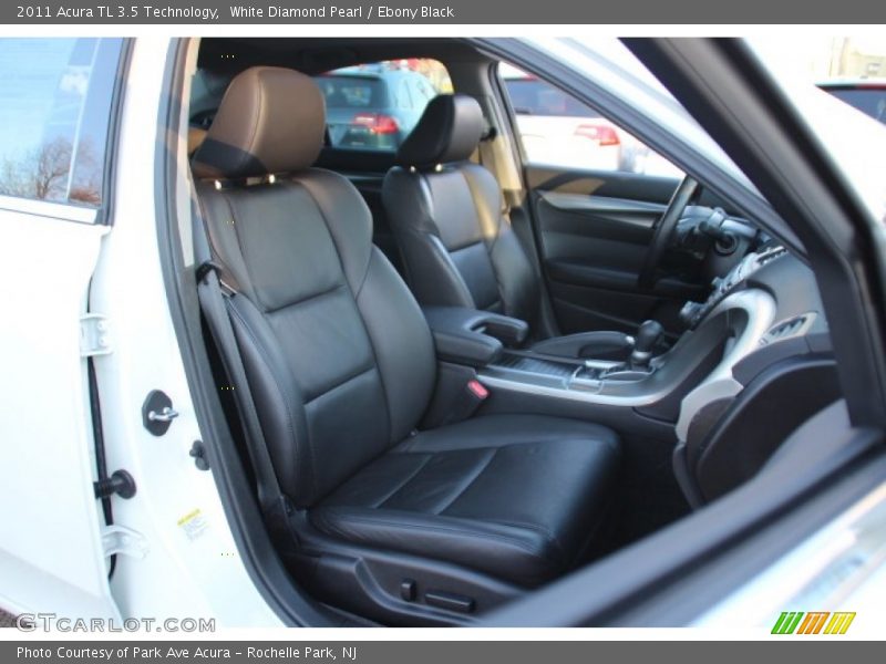 White Diamond Pearl / Ebony Black 2011 Acura TL 3.5 Technology