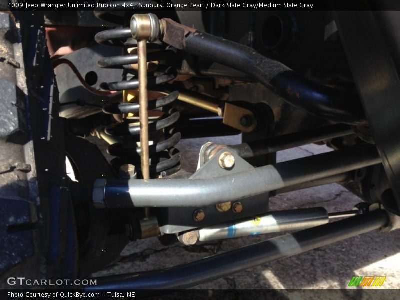 Sunburst Orange Pearl / Dark Slate Gray/Medium Slate Gray 2009 Jeep Wrangler Unlimited Rubicon 4x4