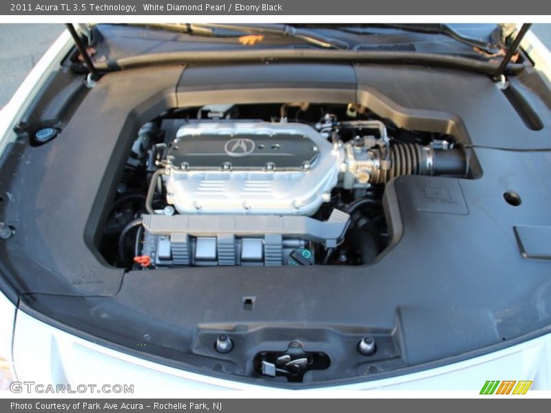 White Diamond Pearl / Ebony Black 2011 Acura TL 3.5 Technology