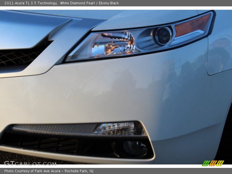 White Diamond Pearl / Ebony Black 2011 Acura TL 3.5 Technology