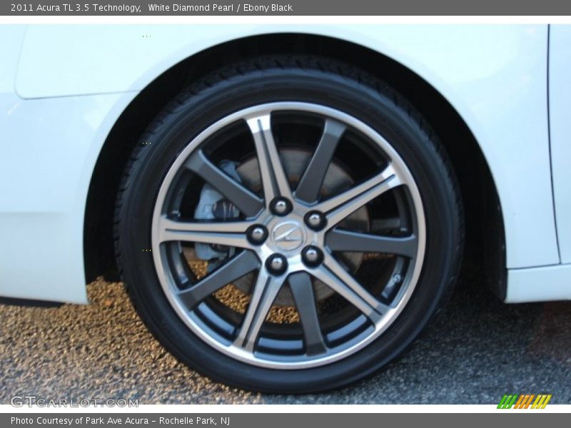White Diamond Pearl / Ebony Black 2011 Acura TL 3.5 Technology