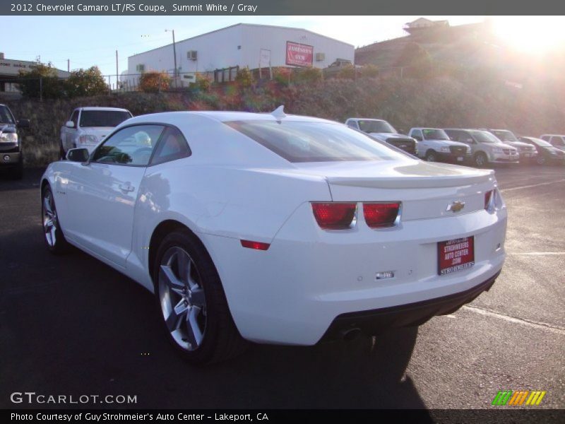 Summit White / Gray 2012 Chevrolet Camaro LT/RS Coupe