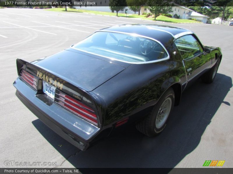 Black / Black 1977 Pontiac Firebird Trans Am Coupe