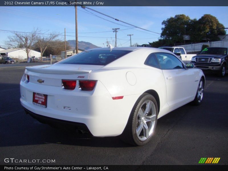 Summit White / Gray 2012 Chevrolet Camaro LT/RS Coupe