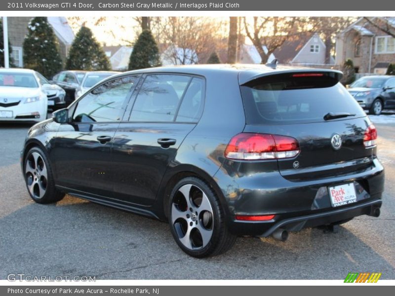 Carbon Steel Gray Metallic / Interlagos Plaid Cloth 2011 Volkswagen GTI 4 Door