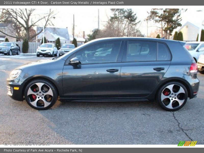 Carbon Steel Gray Metallic / Interlagos Plaid Cloth 2011 Volkswagen GTI 4 Door