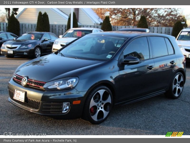 Carbon Steel Gray Metallic / Interlagos Plaid Cloth 2011 Volkswagen GTI 4 Door