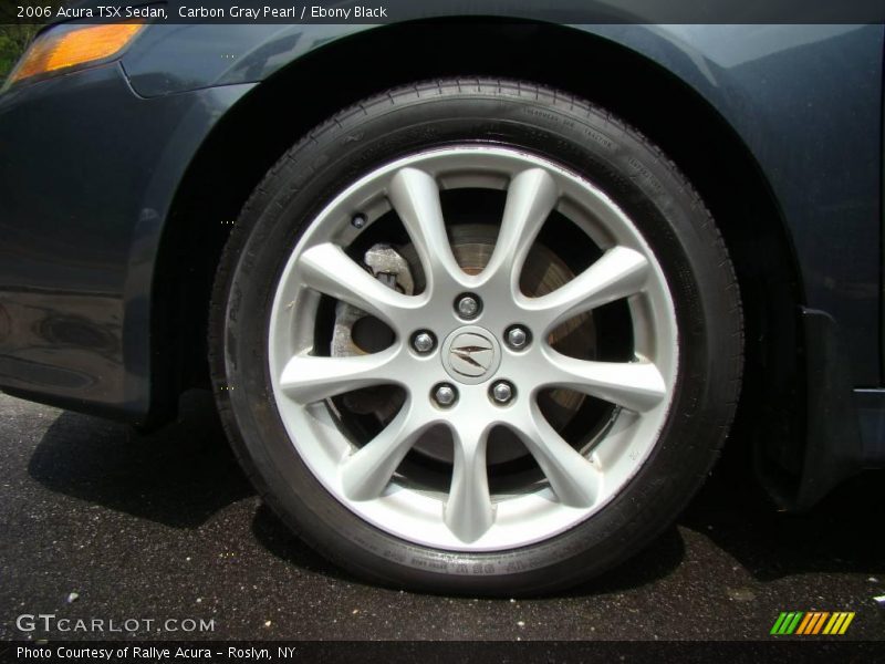 Carbon Gray Pearl / Ebony Black 2006 Acura TSX Sedan