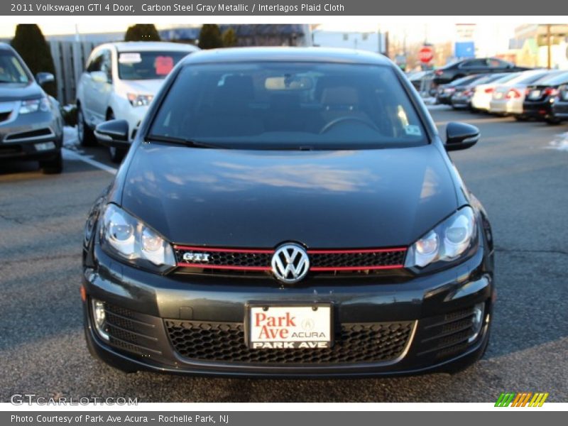 Carbon Steel Gray Metallic / Interlagos Plaid Cloth 2011 Volkswagen GTI 4 Door