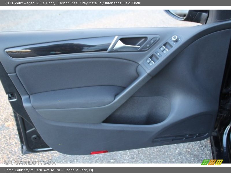 Carbon Steel Gray Metallic / Interlagos Plaid Cloth 2011 Volkswagen GTI 4 Door