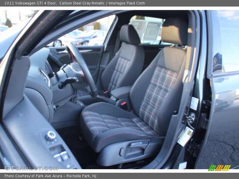 Carbon Steel Gray Metallic / Interlagos Plaid Cloth 2011 Volkswagen GTI 4 Door