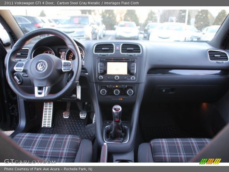 Carbon Steel Gray Metallic / Interlagos Plaid Cloth 2011 Volkswagen GTI 4 Door