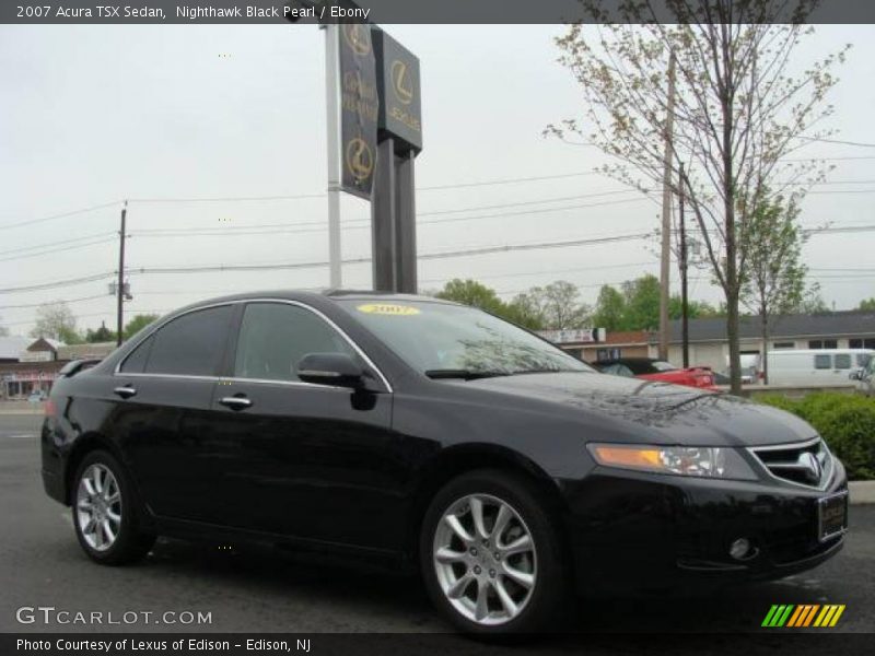 Nighthawk Black Pearl / Ebony 2007 Acura TSX Sedan