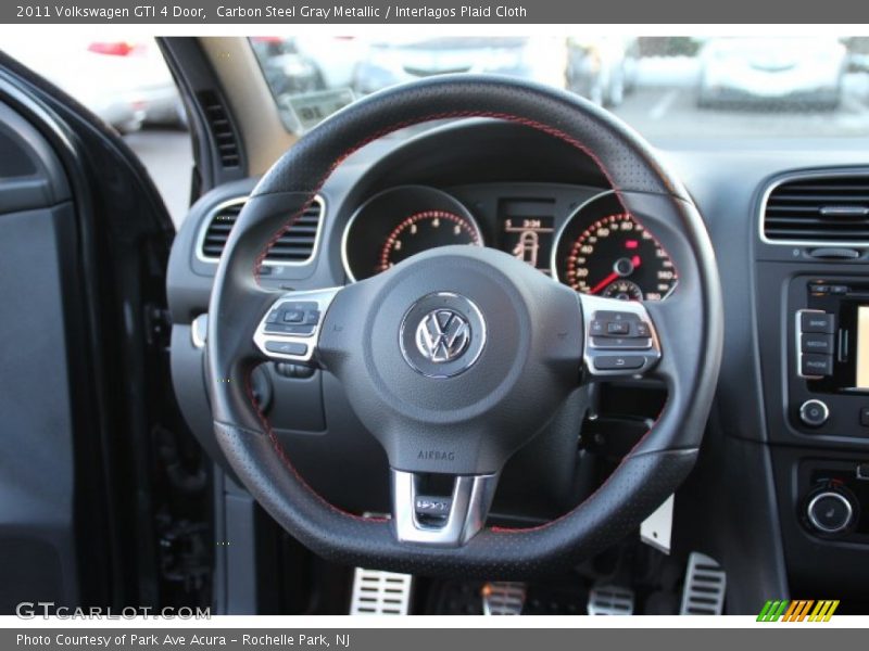 Carbon Steel Gray Metallic / Interlagos Plaid Cloth 2011 Volkswagen GTI 4 Door