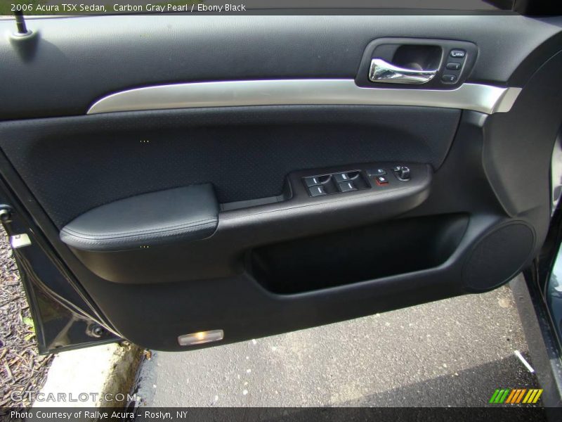 Carbon Gray Pearl / Ebony Black 2006 Acura TSX Sedan
