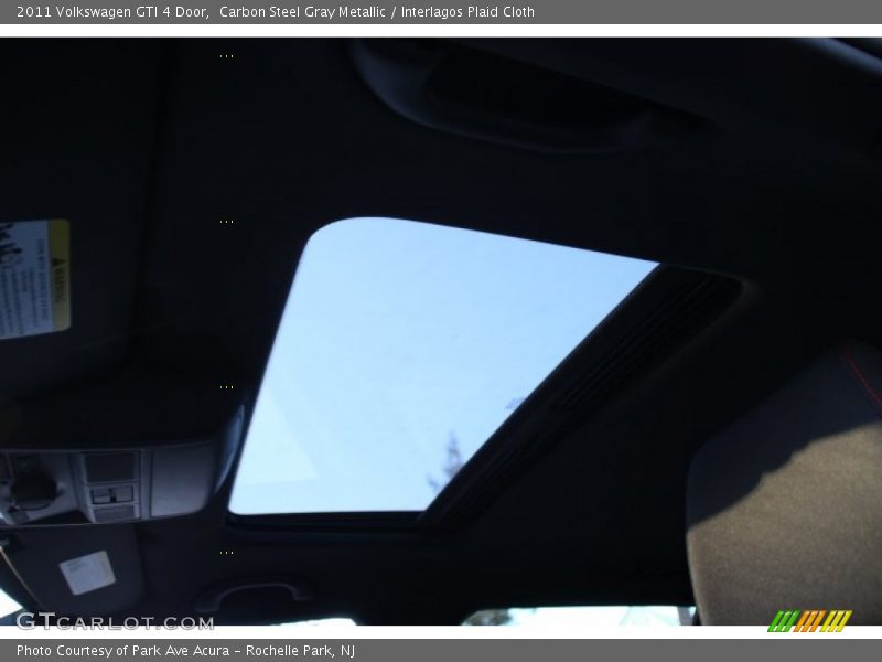 Carbon Steel Gray Metallic / Interlagos Plaid Cloth 2011 Volkswagen GTI 4 Door