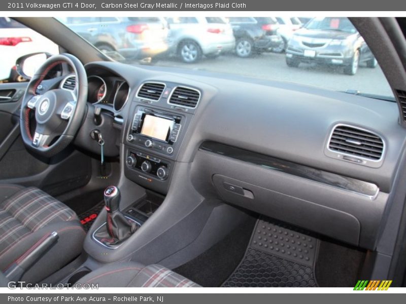 Carbon Steel Gray Metallic / Interlagos Plaid Cloth 2011 Volkswagen GTI 4 Door