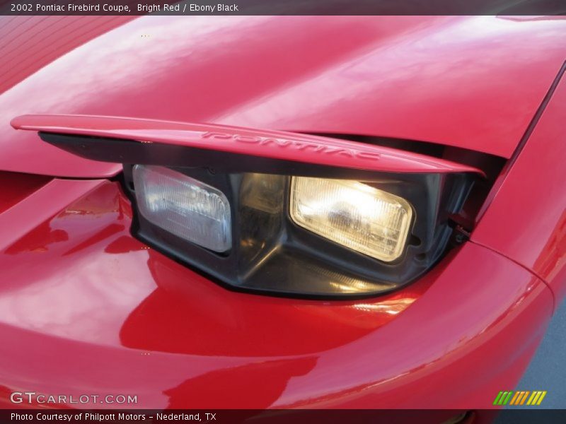 Bright Red / Ebony Black 2002 Pontiac Firebird Coupe