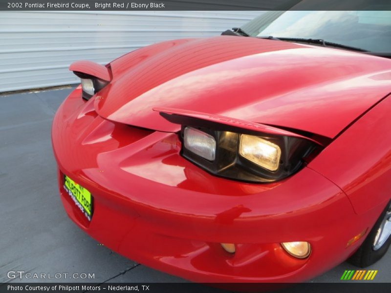 Bright Red / Ebony Black 2002 Pontiac Firebird Coupe