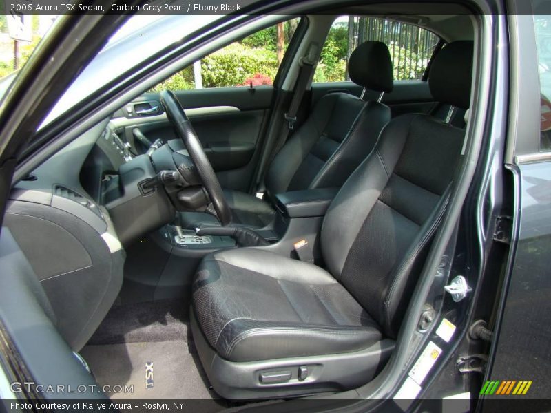 Carbon Gray Pearl / Ebony Black 2006 Acura TSX Sedan