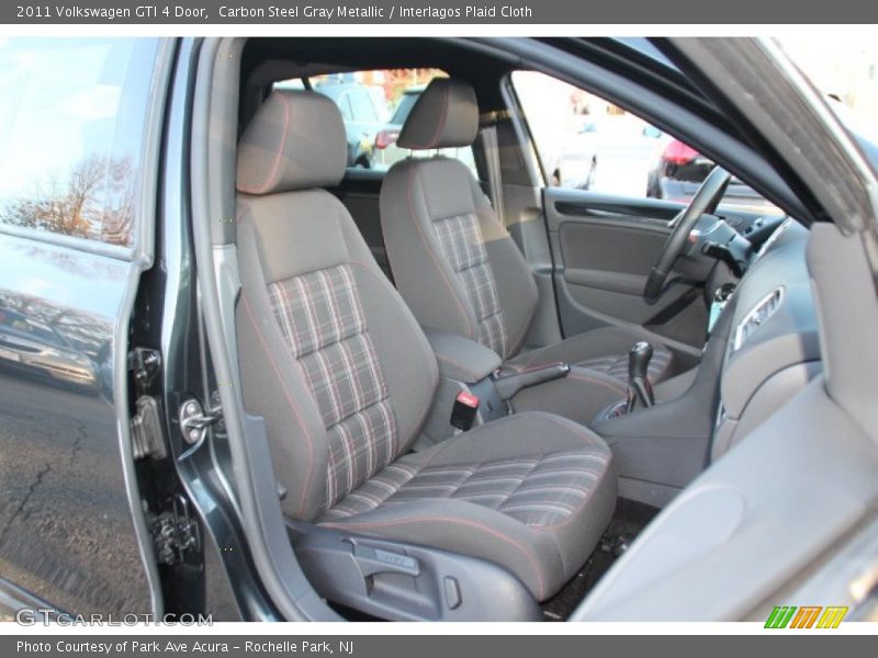 Carbon Steel Gray Metallic / Interlagos Plaid Cloth 2011 Volkswagen GTI 4 Door