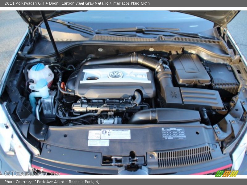 Carbon Steel Gray Metallic / Interlagos Plaid Cloth 2011 Volkswagen GTI 4 Door