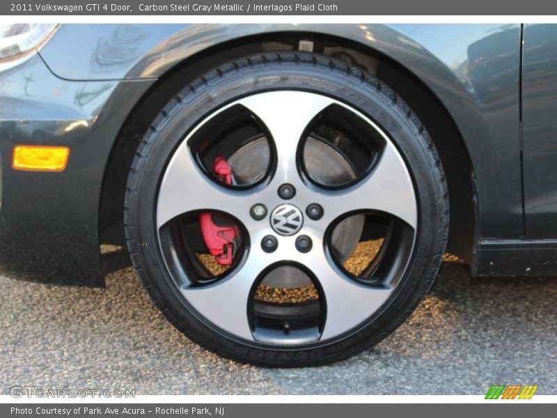 Carbon Steel Gray Metallic / Interlagos Plaid Cloth 2011 Volkswagen GTI 4 Door