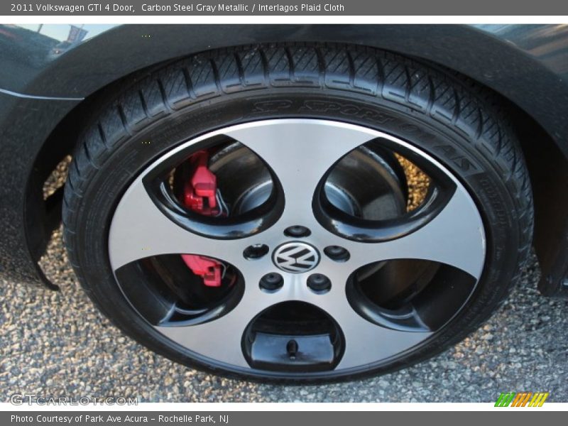 Carbon Steel Gray Metallic / Interlagos Plaid Cloth 2011 Volkswagen GTI 4 Door