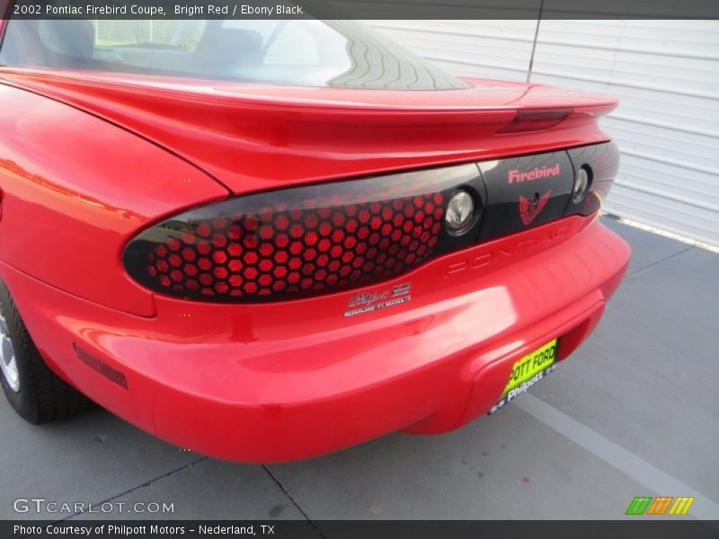 Bright Red / Ebony Black 2002 Pontiac Firebird Coupe