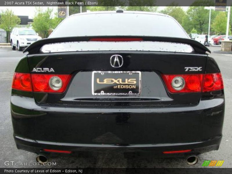 Nighthawk Black Pearl / Ebony 2007 Acura TSX Sedan