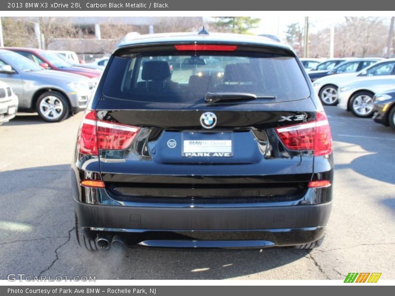 Carbon Black Metallic / Black 2013 BMW X3 xDrive 28i