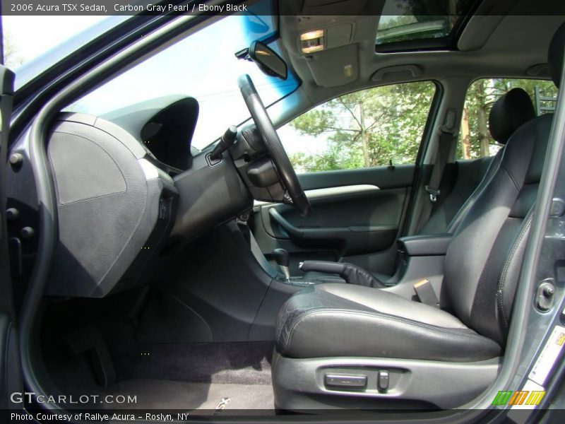 Carbon Gray Pearl / Ebony Black 2006 Acura TSX Sedan