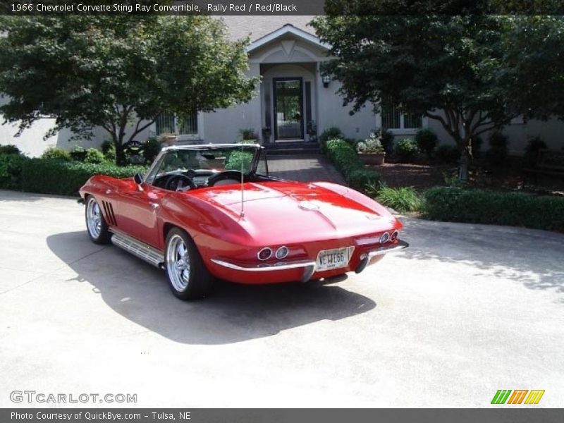 Rally Red / Red/Black 1966 Chevrolet Corvette Sting Ray Convertible