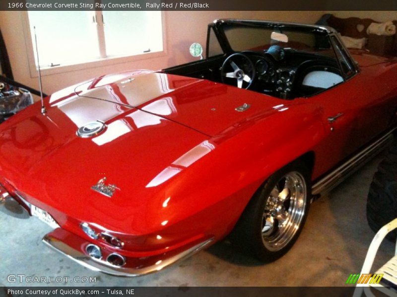 Rally Red / Red/Black 1966 Chevrolet Corvette Sting Ray Convertible
