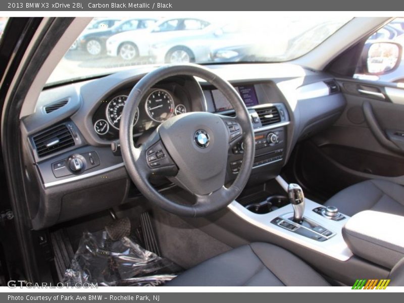 Carbon Black Metallic / Black 2013 BMW X3 xDrive 28i