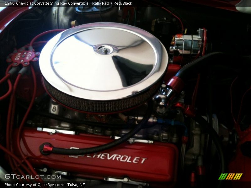 Rally Red / Red/Black 1966 Chevrolet Corvette Sting Ray Convertible