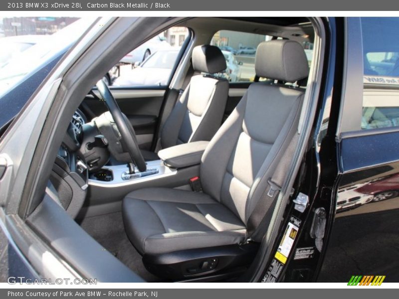 Carbon Black Metallic / Black 2013 BMW X3 xDrive 28i