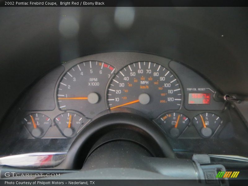  2002 Firebird Coupe Coupe Gauges