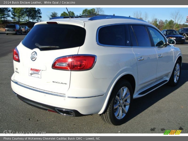 White Opal / Cocaccino 2014 Buick Enclave Leather