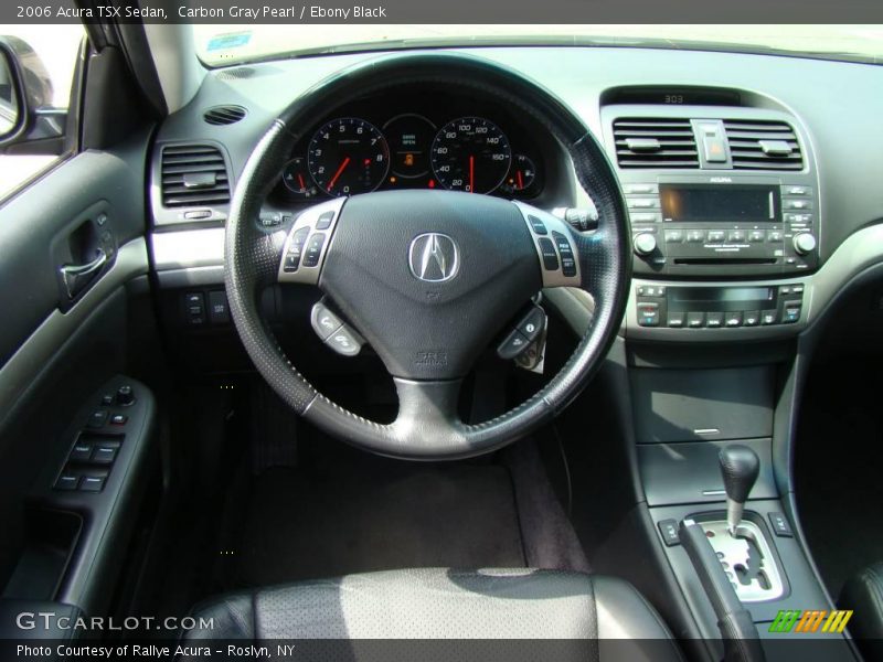Carbon Gray Pearl / Ebony Black 2006 Acura TSX Sedan