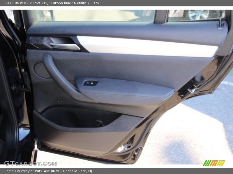 Carbon Black Metallic / Black 2013 BMW X3 xDrive 28i