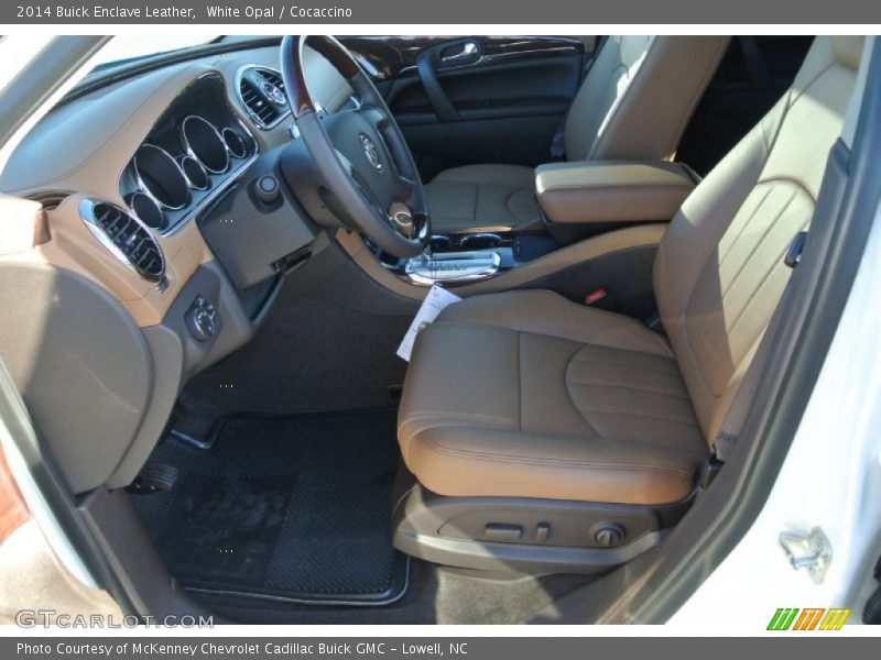 White Opal / Cocaccino 2014 Buick Enclave Leather